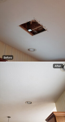 Textured Ceiling Repair